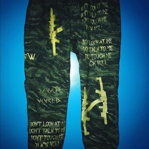 Custom $W CAMO PANTS